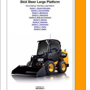 JCB Mobile Platform Skid Steer Small Platform Tier 3 Sevice Manual 1
