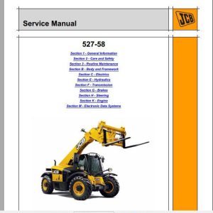 JCB Tele Truck 527 58 Engine JCB Tier 3 SDSF JCB Tier 4i SH Sevice Manual 1