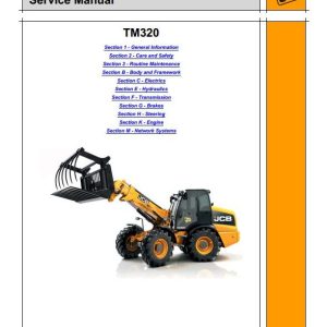 JCB Tele Truck TM320 Tier 4F Sevice Manual 1