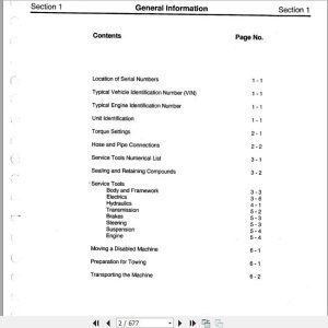 JCB Tractor 125 135 145 150155185 Fastrac Sevice Manual 2