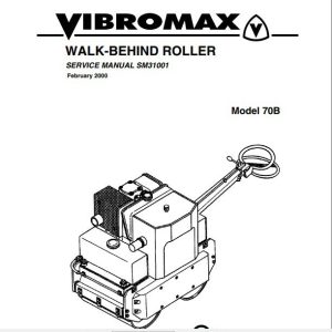 JCB Vibromax Roller 70B Sevice Manual 1