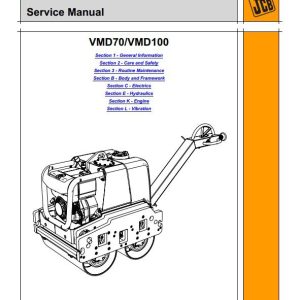 JCB Vibromax Roller VMD70100 Sevice Manual 1