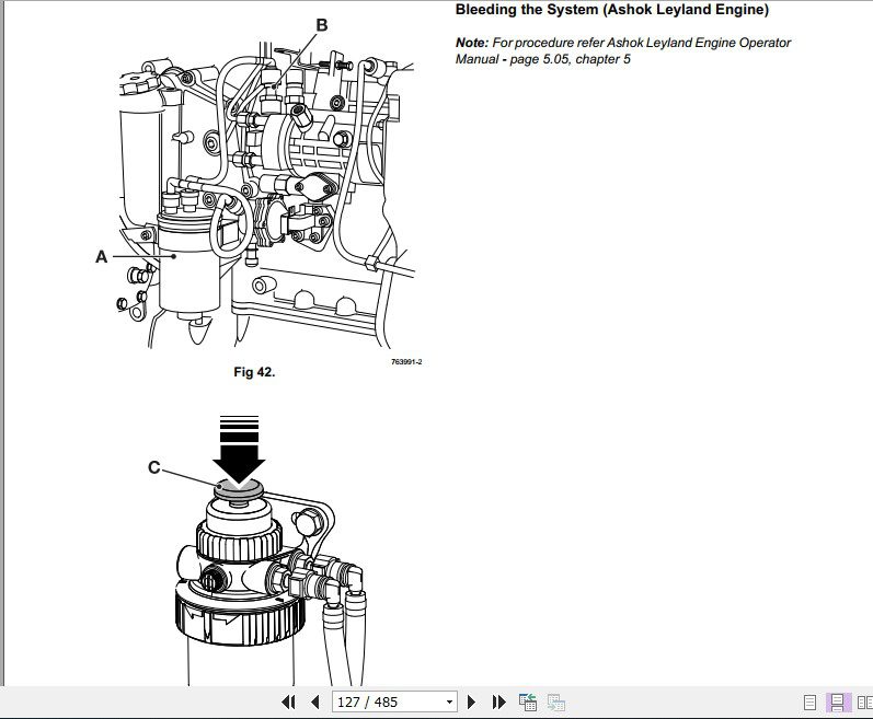 JCB Wheeled Loader 430ZX JC BAI Engine India Sevice Manual 3