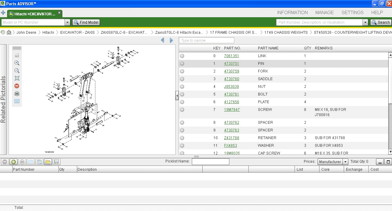John Deere Hitachi Parts ADVISOR 052019 Offline DVD2