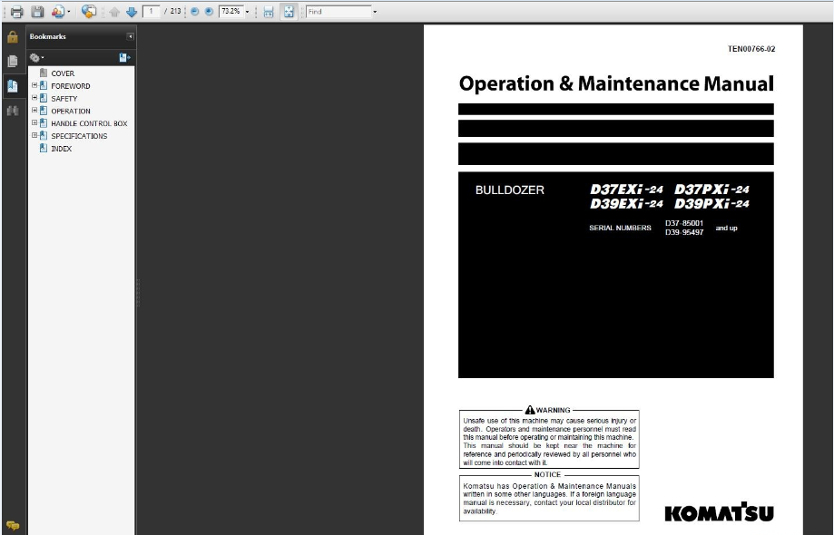 KOMATSU CSS 2018 FULL SET MANUAL1 4