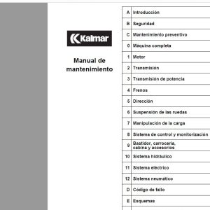 Kalmar DRF 400–450 Service Manual UDRF03.01ES 1