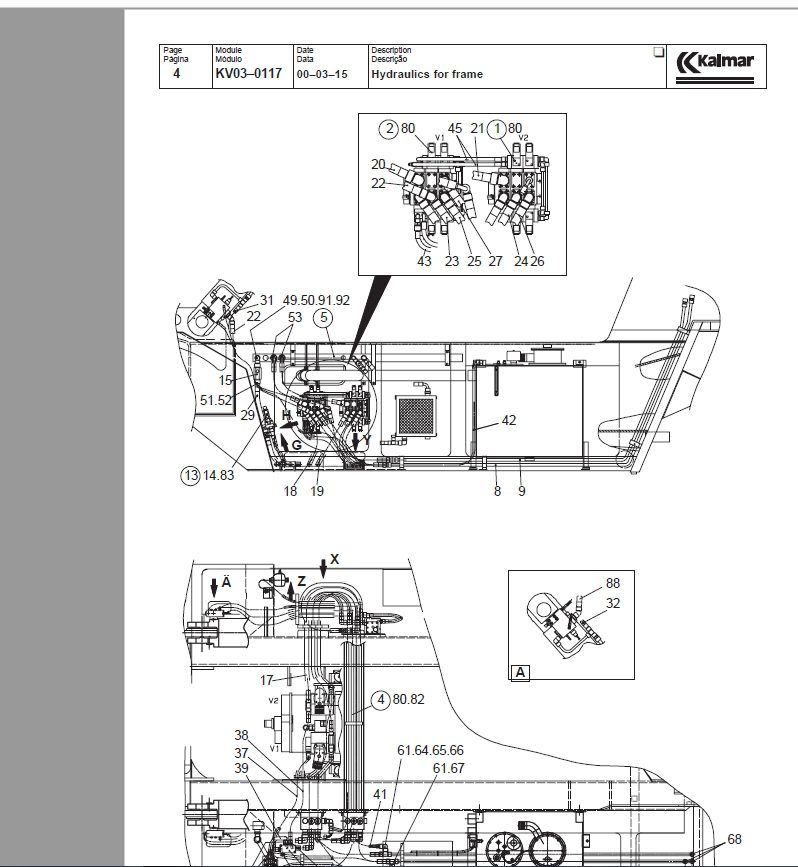 Kalmar DRS4527–S5 Spare Part List 45436 5
