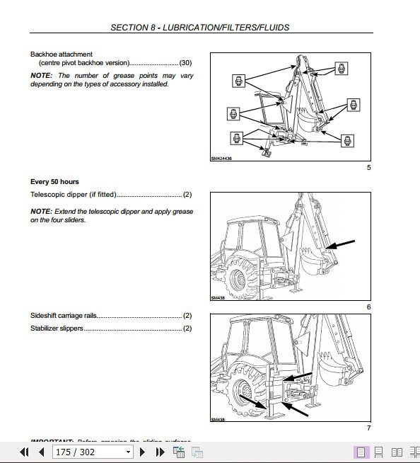Kobelco Backhoe Loaders B95 B100 B110 B200 4WS Operators Manual 3