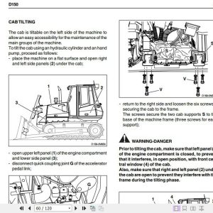 Kobelco Bulldozer D150 Tier 2 Operator Manual 3