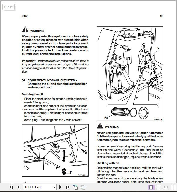 Kobelco Bulldozer D150 Tier 2 Operator Manual 4