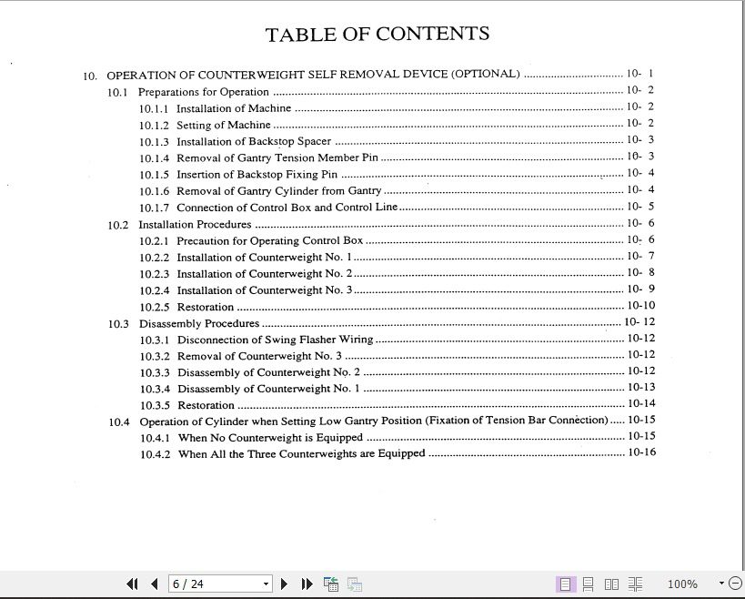 Kobelco Crane CK1000 Operators Manual 2