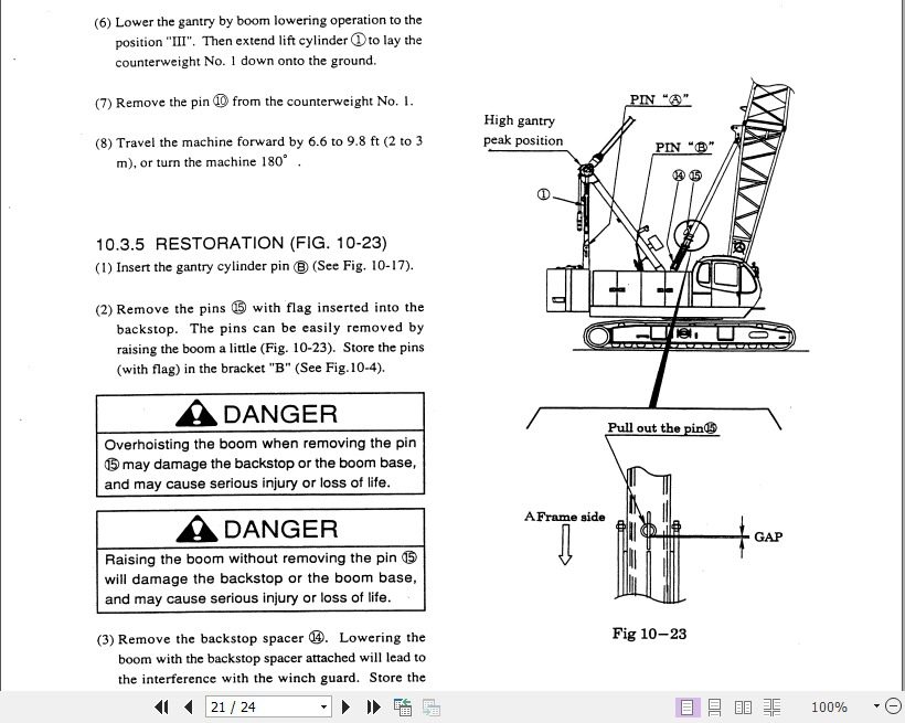 Kobelco Crane CK1000 Operators Manual 4