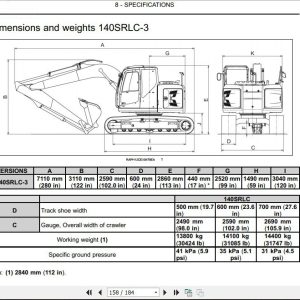 Kobelco Crawler Excavator 140SRLC 3 Tier 4 Operators Manual 3