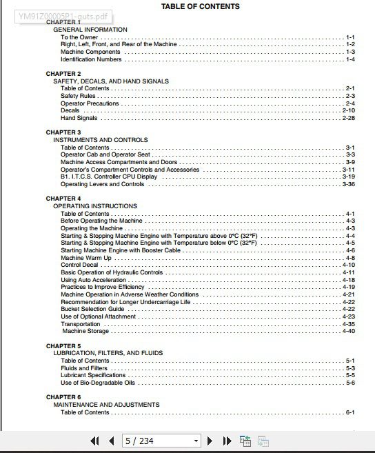Kobelco Crawler Excavator SK170 8 Tier 3 ROPS Operators Manual 2