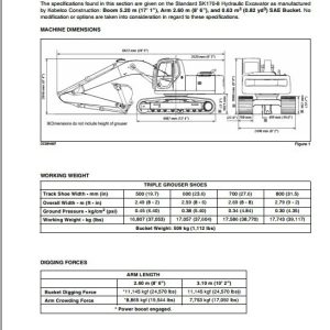 Kobelco Crawler Excavator SK170 8 Tier 3 ROPS Operators Manual 4