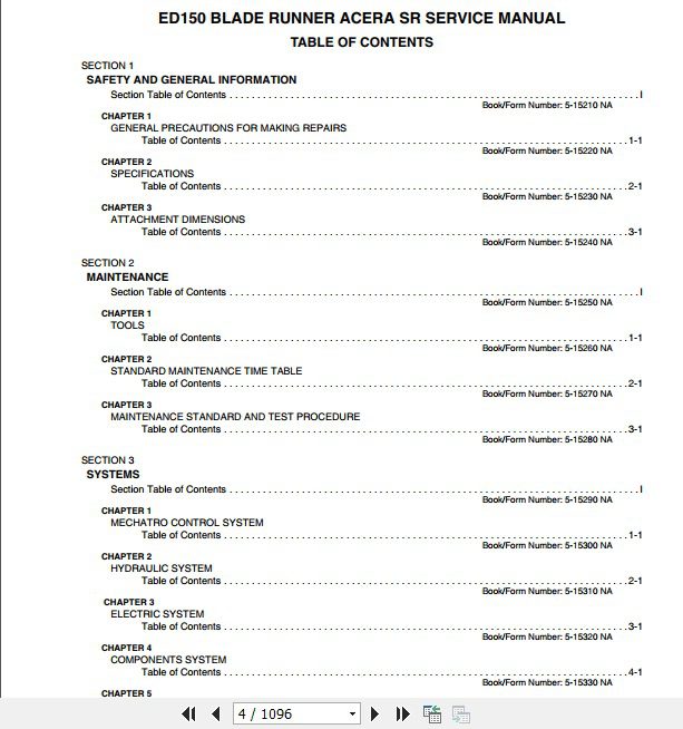 Kobelco Dozer ED150 Blade Runner Acera SR Tier 3 Power Steering Service Manual 2