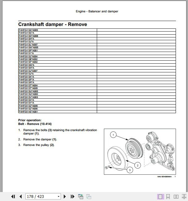 Kobelco Engine NEF Tier 4A interim and Stage IIIB Service Manual 3