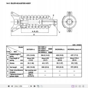 Kobelco Excavator Grand Beetle Minor Change SK YT Series Operators Manual 4