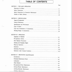 Kobelco Excavator K903B Operators Manual 2