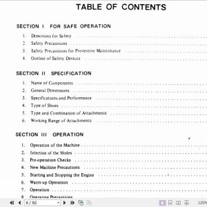 Kobelco Excavator MD240BLC Operators Manual 2