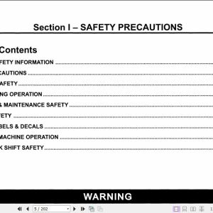Kobelco Excavator SK115SRDZ 1E Operators Manual 2