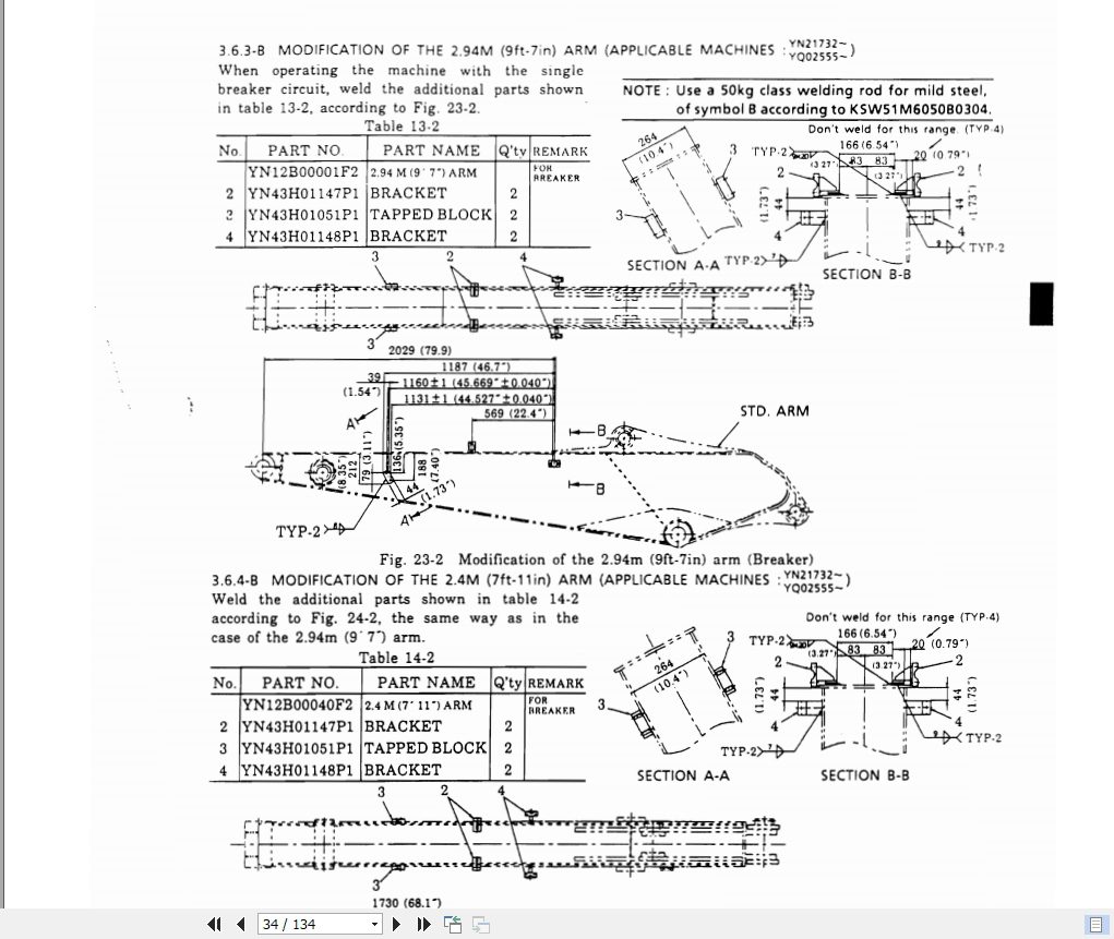 Kobelco Excavator SK200 2 SK200LC 2 Nibbler Breaker Service Manual 3