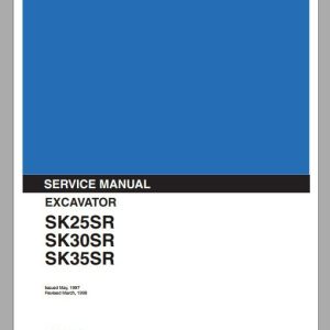 Kobelco Excavator SK25SR SK30SR SK35SR Service Manual 1