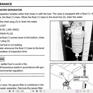 Kobelco Excavator SK70SR 1E Operators Manual 3