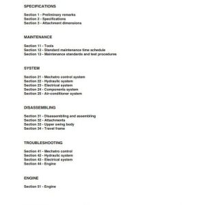 Kobelco Hdraulic Excavator E235SR Evolution Workshop Manual 2