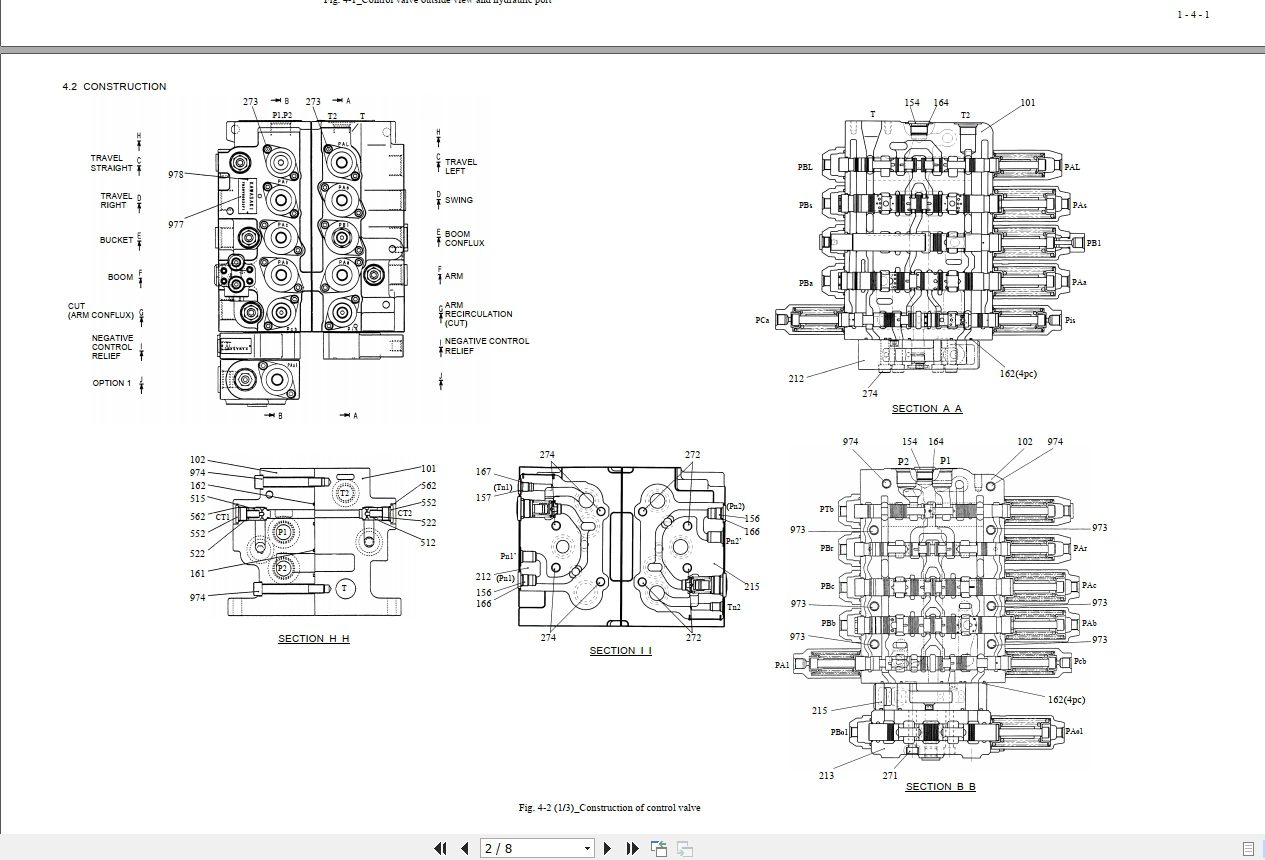 Kobelco Hydraulic Control Valve Technical Manual 3