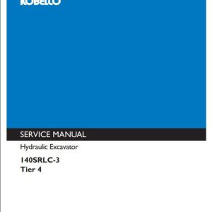 Kobelco Hydraulic Excavator 140SRLC 3 Acera Tier 4 Service Manual 1
