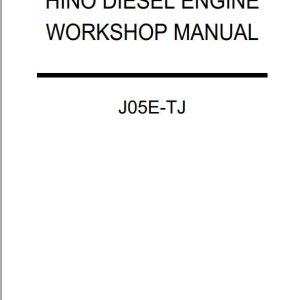 Kobelco Hydraulic Excavator 230SRLC 3 III Shop Manual 3