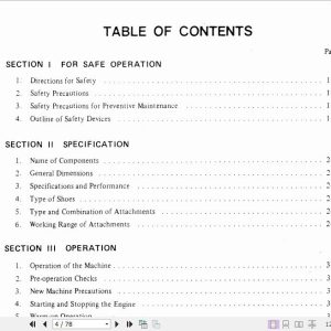 Kobelco Hydraulic Excavator K903 II Operators Manual 2
