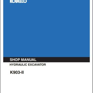 Kobelco Hydraulic Excavator K903 II Shop Manual 1