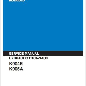 Kobelco Hydraulic Excavator K904E K905A Service Manual 1