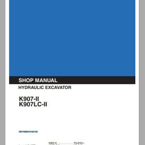 Kobelco Hydraulic Excavator K907 II K907LC II Service Manual 1