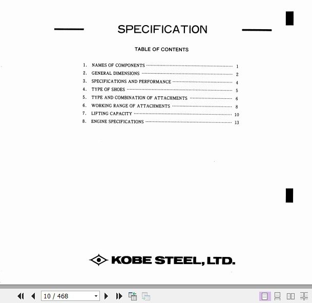 Kobelco Hydraulic Excavator K912 II K912LC II Service Manual 2
