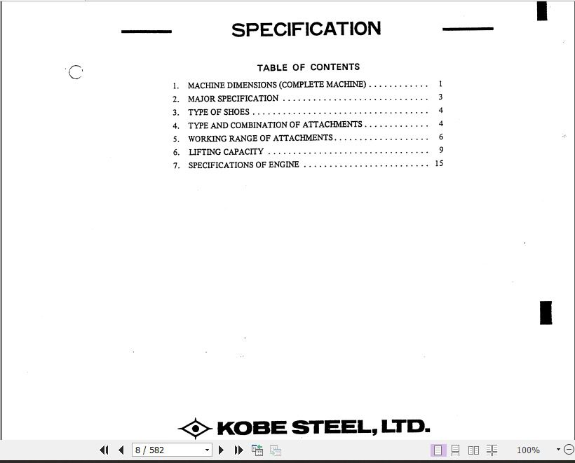 Kobelco Hydraulic Excavator K916 K916LC Service Manual 2 Copy