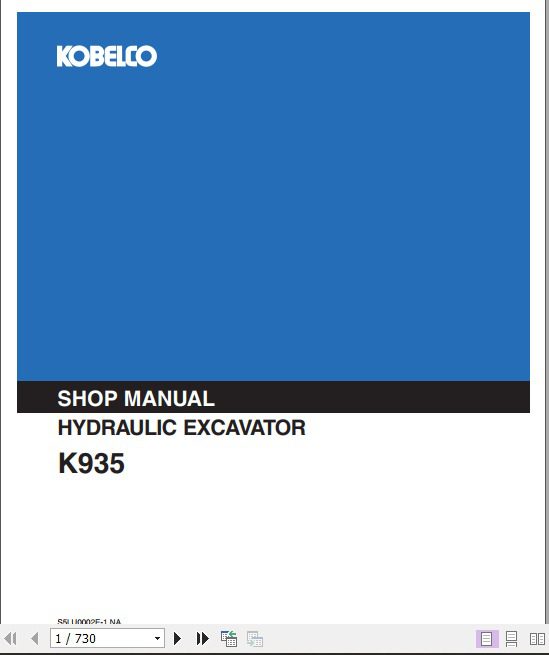 Kobelco Hydraulic Excavator K916 K916LC Service Manual 2