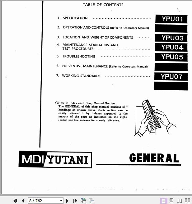 Kobelco Hydraulic Excavator MD140C Service Manual 2