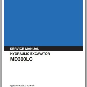 Kobelco Hydraulic Excavator MD300C Service Manual 1