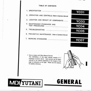 Kobelco Hydraulic Excavator MD320B Shop Manual 2