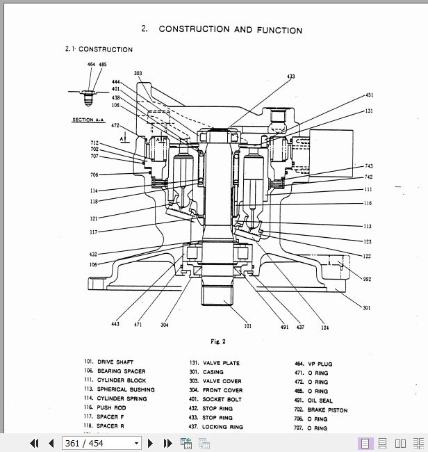 Kobelco Hydraulic Excavator MD320B Shop Manual 4