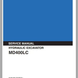 Kobelco Hydraulic Excavator MD400LC Service Manual 1