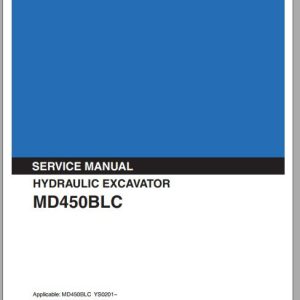 Kobelco Hydraulic Excavator MD450BLC Service Manual 1