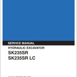 Kobelco Hydraulic Excavator SK235SR SK235SRLC Service Manual 1