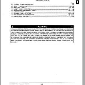 Kobelco Hydraulic Excavator SK290LC SK330LC Shop Manual 2