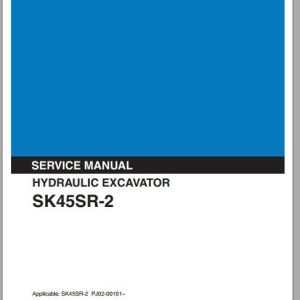 Kobelco Hydraulic Excavator SK45SR 2 Service Manual 1