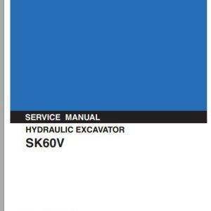 Kobelco Hydraulic Excavator SK60V Service Manual 1