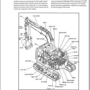 Kobelco Hydraulic Excavator SR Series Safety Manual 2